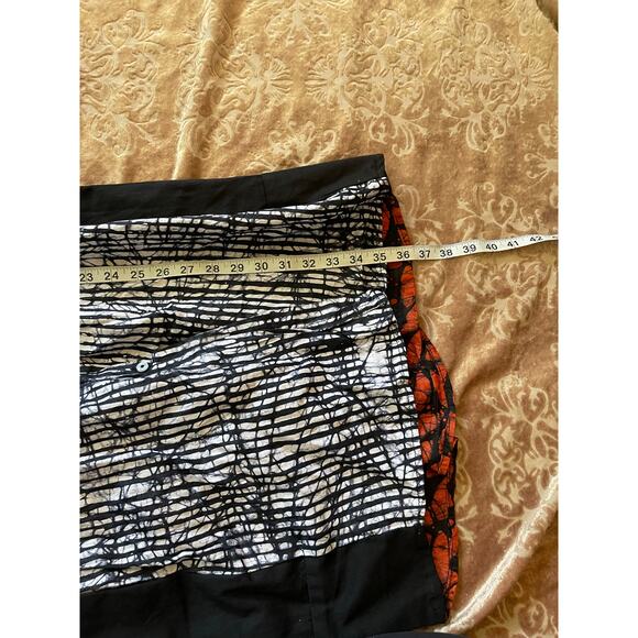 Vintage open back black and white with‎ red accents shirt dress mini size xs - Picture 7 of 7